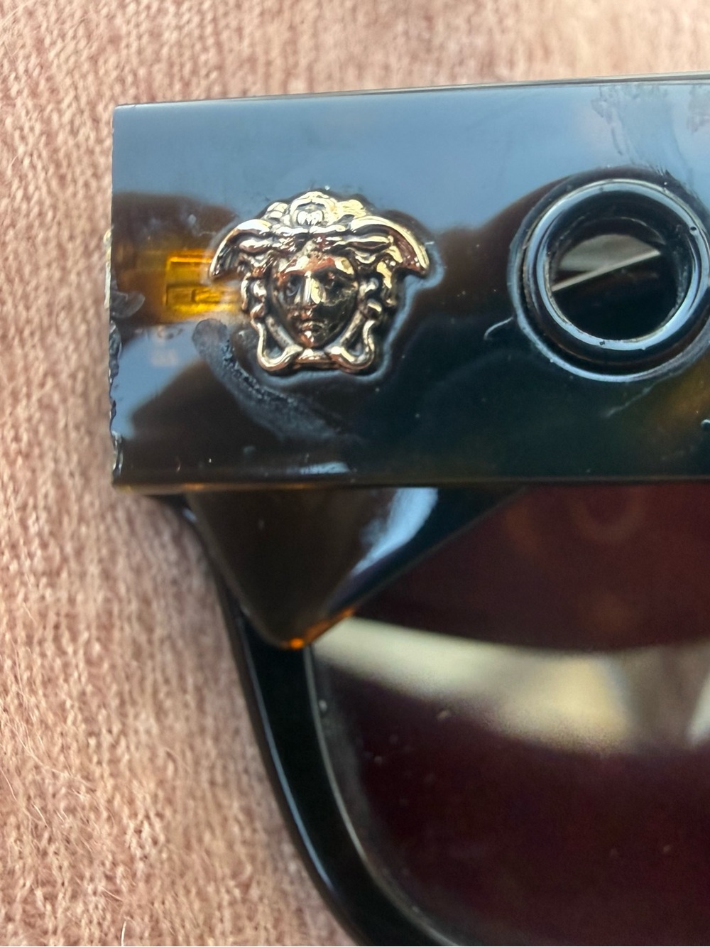 Versace 4319 Sunglasses - Brown Black Medusa With Brand New Lenses - Picture 3 of 9